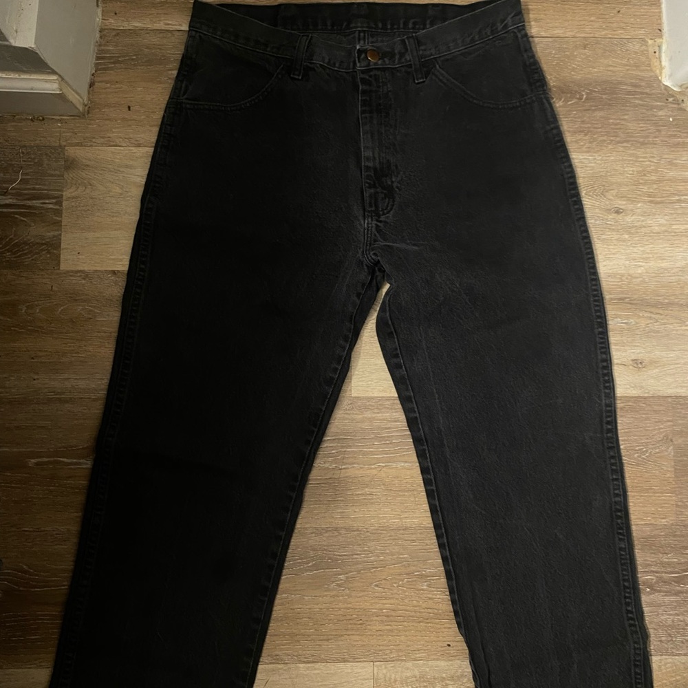 Men's Relaxed Fit Black Denim Jeans